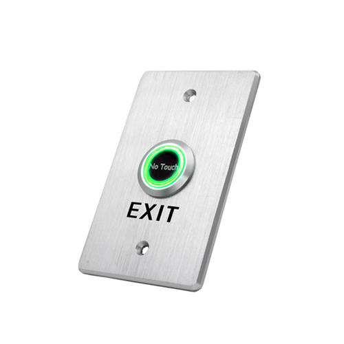 Infrared switch, proximity switch, touchless exit switch with dual colour led illumination, green LED illumination and blue LED illumination, LED switches, RJS Electronics Ltd.