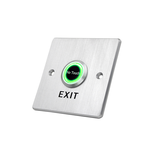 Infrared switch, proximity switch, touchless exit switch with dual colour led illumination, green LED illumination and blue LED illumination, LED switches, RJS Electronics Ltd.
