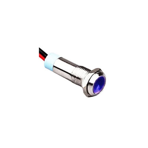 6mm, LED indicator, panel mount, metal indicator, RGB LED, RJS Electronics Ltd.