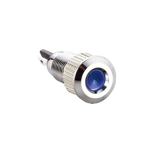 8mm, LED indicator, panel mount, metal indicator, RGB LED, RJS Electronics Ltd.