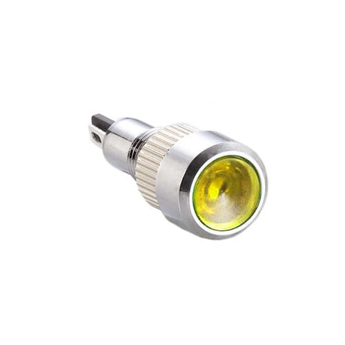 8mm, LED indicator, panel mount, metal indicator, RGB LED, RJS Electronics Ltd.