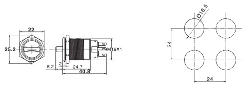 Selector switch drawing, rjs electronics ltd