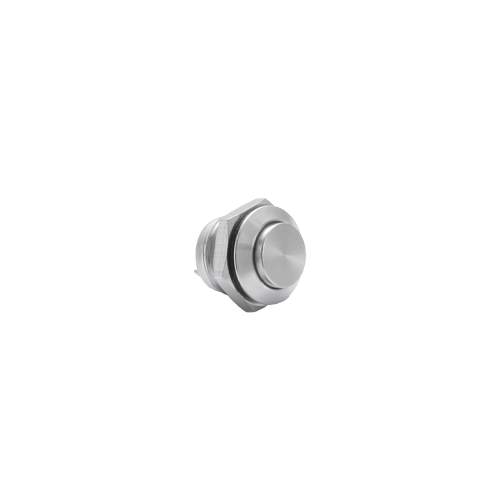 RJS1N1LP -12mm Push Button, High head, Stainless steel, without Ring LED Illumination also available in non-illuminated , Pins, Terminal, Screw terminals, Micro travel switch, stainless steel, aluminium anodised black, RJS Electronics Ltd +44 (0)1234 213600