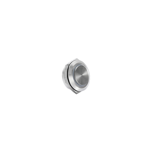 RJS1N1LP -12mm Push Button, High head, Stainless steel, without Ring LED Illumination also available in non-illuminated , Pins, Terminal, Screw terminals, Micro travel switch, stainless steel, aluminium anodised black, RJS Electronics Ltd +44 (0)1234 213600