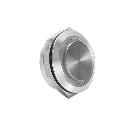 RJS1N1LP -25mm Push Button, High head, Stainless steel, without Ring LED Illumination also available in non-illuminated , Pins, Terminal, Screw terminals, Micro travel switch, stainless steel, aluminium anodised black, RJS Electronics Ltd +44 (0)1234 213600