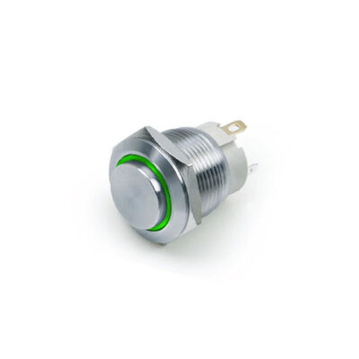 19mm high head switch, led button, rjs electronics ltd