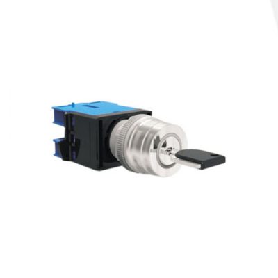 RJSAS22E round non-illuminated key lock switch, panel mount, terminal block, RJS Electronics Ltd