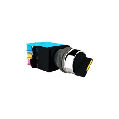 RJSAS22E Round Illuminated Selector, panel mount switch, terminal block, led illuminated, led switches, RJS Electronics Ltd