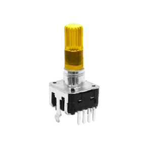 RJSILLUME-12S24214 PCB mount led illuminated rotary encoder with push button switch, LED switches, RJS Electronics Ltd