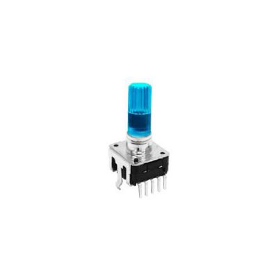 RJSILLUME-12S24214KM PCB mount led illuminated rotary encoder with push button switch, three colour illumination, LED switches, RJS Electronics Ltd