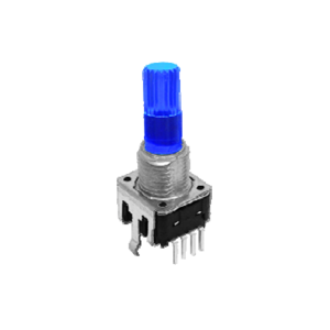 RJSILLUME-12S24218 PCB mount led illuminated rotary encoder with push button switch, LED switches, RJS Electronics Ltd