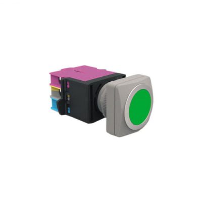 RJSMS2225E Square Button non-illuminated plastic push button switch, panel mount, terminal block, RJS Electronics Ltd