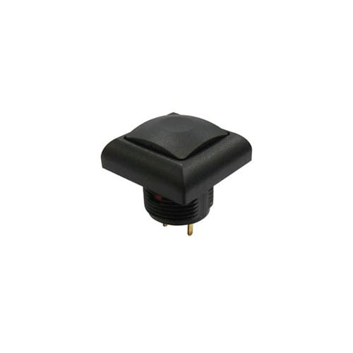 12mm push button switch, panel mount, square cap, rjs electronics ltd
