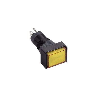 RJSPS12A RECTANGULAR SWITCH 12mm plastic push button switch, panel mount, full led illumination, Led Switches, rjs electronics ltd