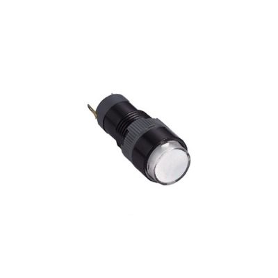 RJSPS12A Round 12mm round plastic LED indicator, full led illumination, panel mount, rjs electronics ltd