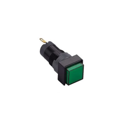 RJSPS12A Square 12mm full led illumination, plastic square, panel mount indicator, rjs electronics ltd