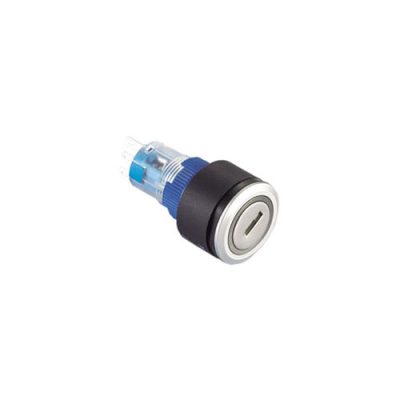 RJSPS1622A Round Plastic Key Lock Switch, keylock switches, non-illuminated, RJS Electronics Ltd