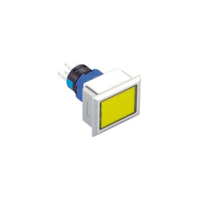 RJSPS1622A Switch Rectangular plastic push button switch, led illuminated, Led Switches, RJS Electronics Ltd