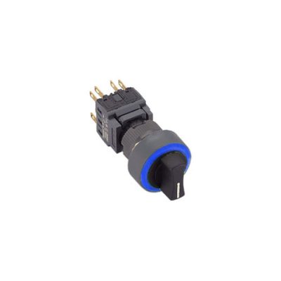 RJSPS1622D Round Selector Switch, non-illuminated, plastic panel mount switch, 2 position or 3 position, RJS Electronics Ltd