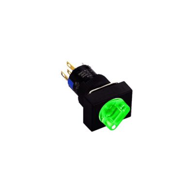 RJSPS16A Rectangular Illuminated Selector Switch, plastic led illuminated, Led Switches, RJS Electronics Ltd