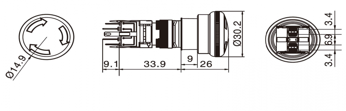 RJS Electronics Ltd, Plastic Switch, Emergency Switches, non-illuminated and non-illuminated, e-stop switch, RJS Electronics Ltd, +44(0)1234 213600