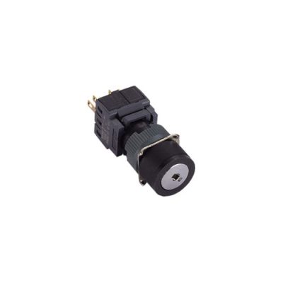 RJSPS16B ROUND KEYLOCK SWITCH, keylock switches, NON- ILLUMINATED RJS ELECTRONICS LTD