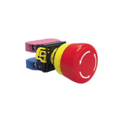 RJSPS22E Emergency Stop, panel mount, emergency stop switch, non illuminated, RJS Electronics Ltd.