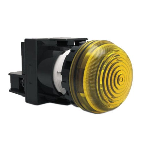 RJSPS22E – Plastic Lamp head Indicator with full single LED illumination. LED head lamp with a Solder Lug Terminals. IP65 rated, LED lam head indicator. RJS Electronics Ltd
