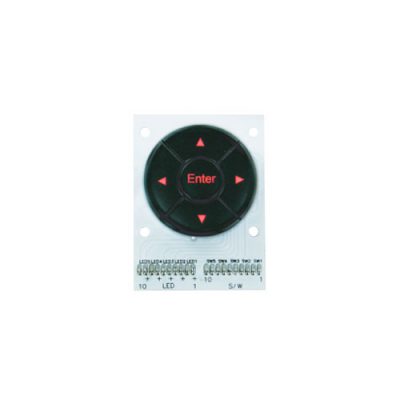 SPD5K navigation switch with central push button function, tactile switches, led illumination, Led Switches, rjs electronics ltd
