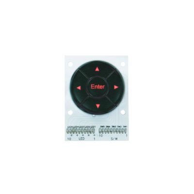 SPD5K navigation switch with central push button function, tactile switch, led illumination, Led Switches, rjs electronics ltd