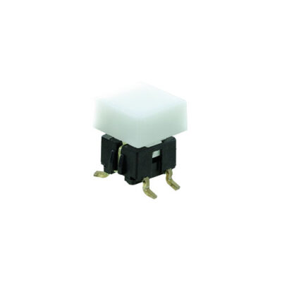 SPF Square LED illuminated momentary plastic tactile push button switch, tactile switch, illuminated tact switch, LED Switches, RJS Electronics Ltd