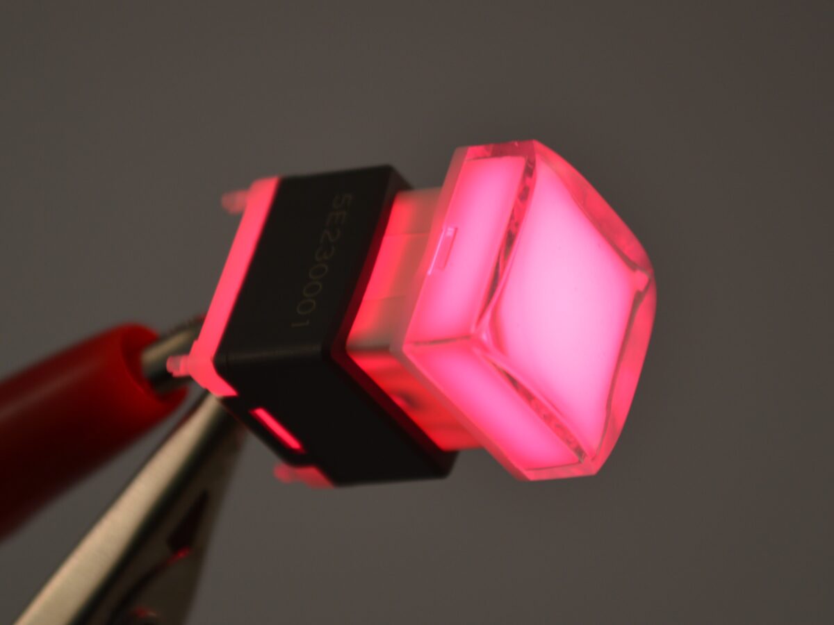 SPG LED illuminated push button switch, LED switches, pcb switches, RGB illuminated switch, broadcast switches, RJS Electronics Ltd