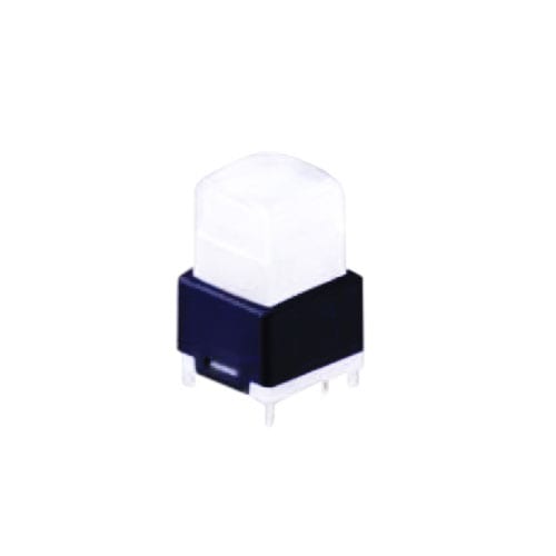 illuminated push button switch, pcb mount, RGB illumination, broadcast switch, RJS electronics ltd