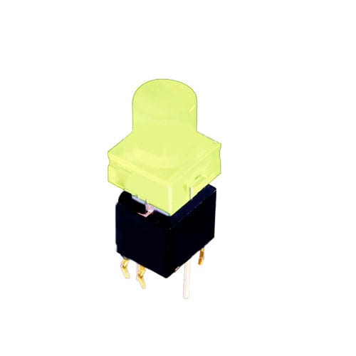 PCB LED ILLUMINATED TACTILE PUSH BUTTON SWITCH, RJS ELECTRONICS