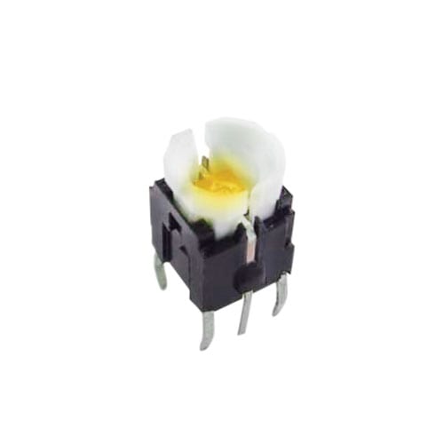 Tactile push button PCB switch with led illumination