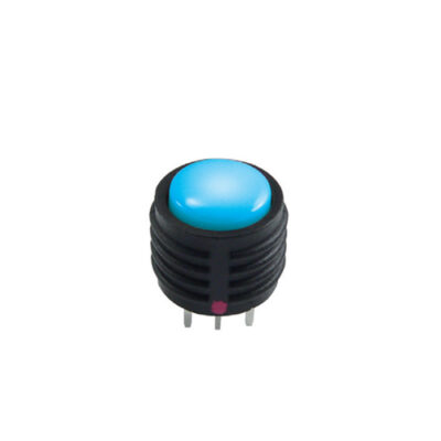 TC013-N11AR5KW illuminated blue led pcb push button switch, LED switches, rjs electronics ltd