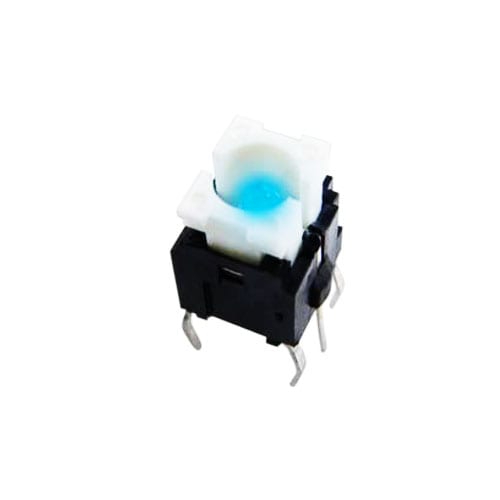 tactile push button switch, pcb mount, led illumination, rjs electronics ltd
