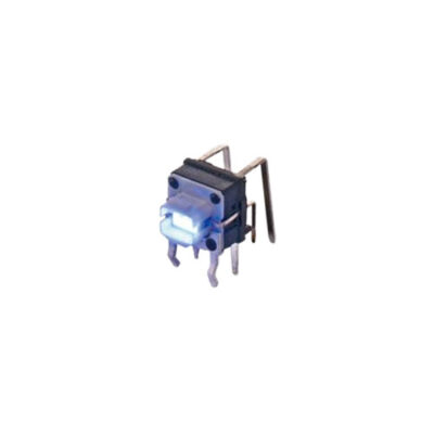 TP615L right angle led tactile push button switch, Tact switch, tactile push, tactile switch, PCB push button, LED Switches, illuminated tact switch, RJS Electronics LTD