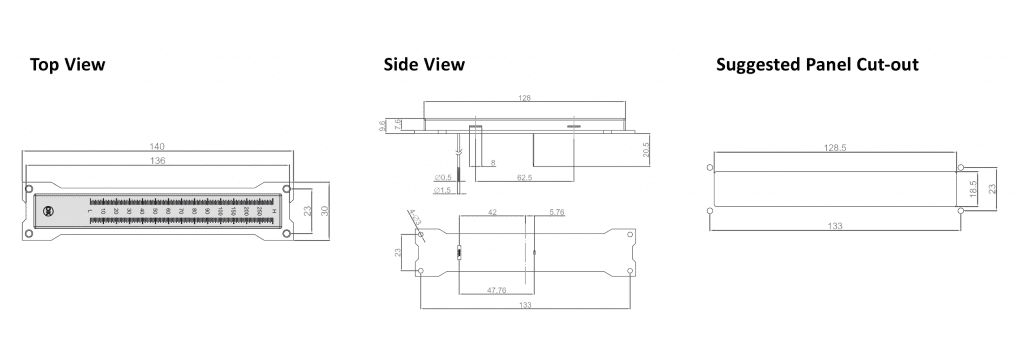 TS006 drawing, rjs electronics ltd