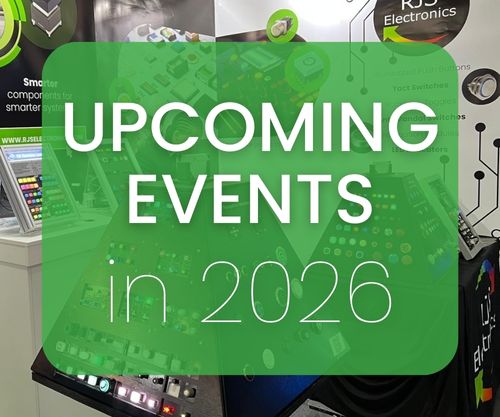 Upcoming Events in 2026 featured image, LED switches, RJS Electronics Ltd