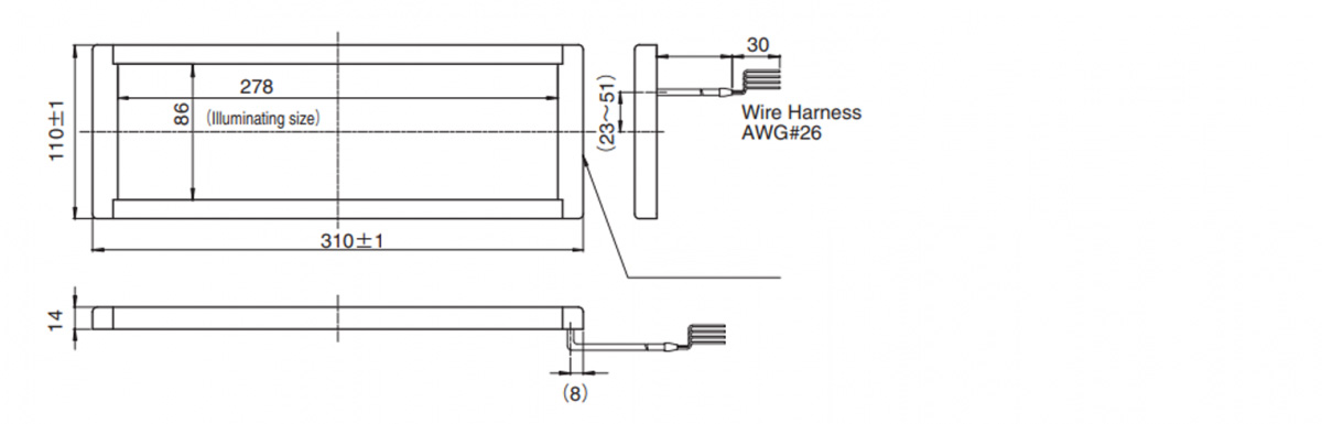 XL3 - DRAWING - LED Indicator Panel - RJS ELECTRONICS LTD