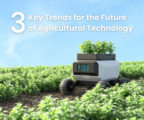 3 Key Trends for the Future of Agricultural Technology blog featured image, farming robot, farming technology, RJS Electronics Ltd