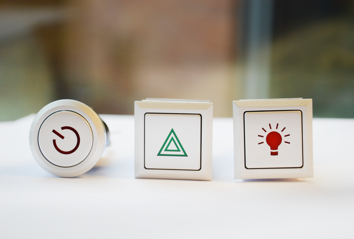 plastic switch with custom legends with led illumination, rjs electronics ltd