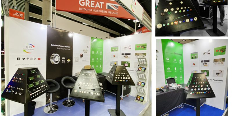 RJS Electronics Ltd, push button switches, metal stand, LED indicators, antivandal switches, RJS Electronics Ltd
