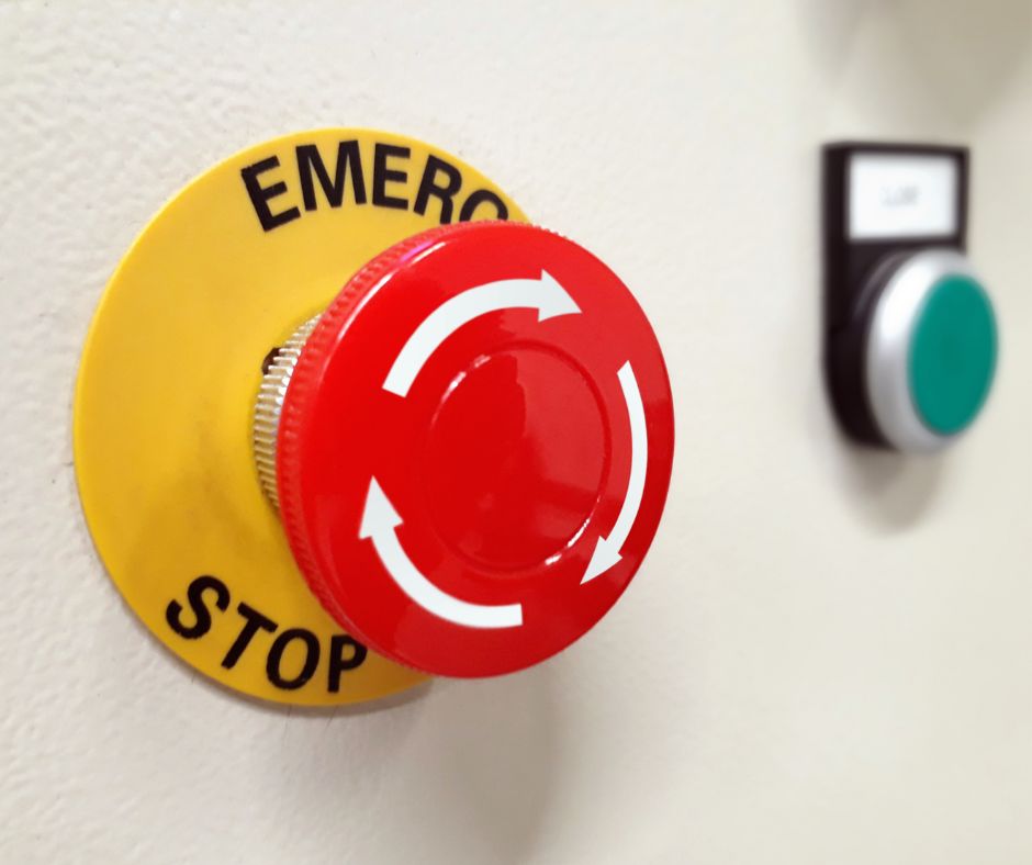 Introducing Our New E-Stop Series, short body e-stop, emergency stop buttons, safety switches, industrial controls, RJS Electronics Ltd