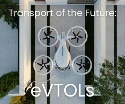 Transport of the future: evtols featured image, flying taxis, transport trends, RJS Electronics Ltd