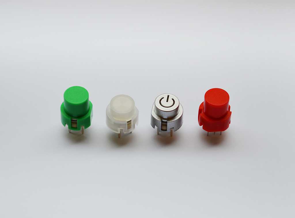 non illuminated and illuminated Push Button Switches, KS01 Range. RJS Electronics Ltd