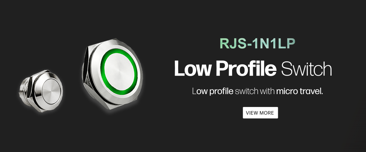 low profile switch with micro travel available at rjs electronics ltd