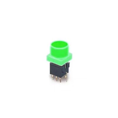 PB61302B illuminated led button, pcb mount, LED switches, rjs electronics ltd