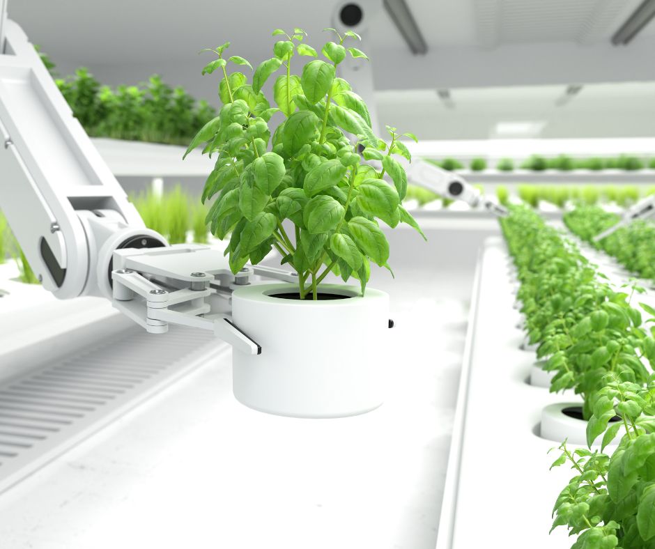 The Pros and Cons of Robotics blog, vertical farming robot, indoor farming, automated machines, RJS Electronics Ltd